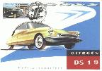 Carte-maximum : voiture ancienne - Citroen DS 19 (24 k)