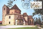 Carte-maximum : abbatiale d'Ottmarsheim  Haut-Rhin - Alsace - France (37 k)