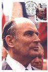 Carte-maximum : Francois Mitterrand (25 k)