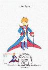 Carte-maximum : le Petit Prince, d'Antoine de Saint-Exupery, portrait (15 k)