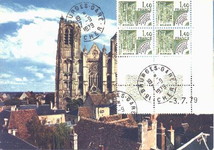 Carte postale avec timbres pr�obilt�r�s (36 k)