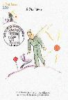 Carte-maximum : le Petit Prince, d'Antoine de Saint-Exupery, et le jardinier (16 k)