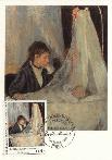 Carte-maximum : � Le Berceau �, tableau de Berthe Morisot (35 k)