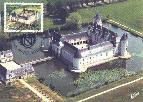 Carte-maximum : le chateau de Plessis-Bourre - Maine-et-Loire - Pays-de-la-Loire - France (40 k)